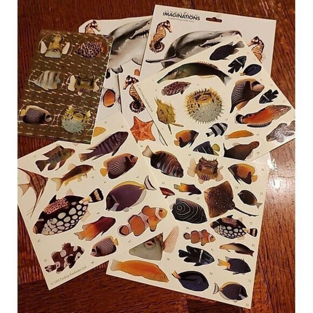 Random,Fish Stickers Just For Fun Scrapbook‎ Stickers